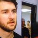 Illustration for article titled Tanner Glass Postgame Features Buck Naked Pens Player In Background